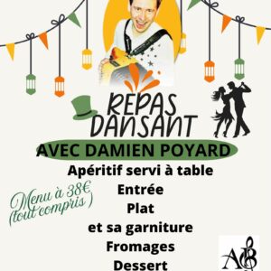JEUDI 18 JUIN - REPAS DANSANT AVEC DAMIEN POYARD