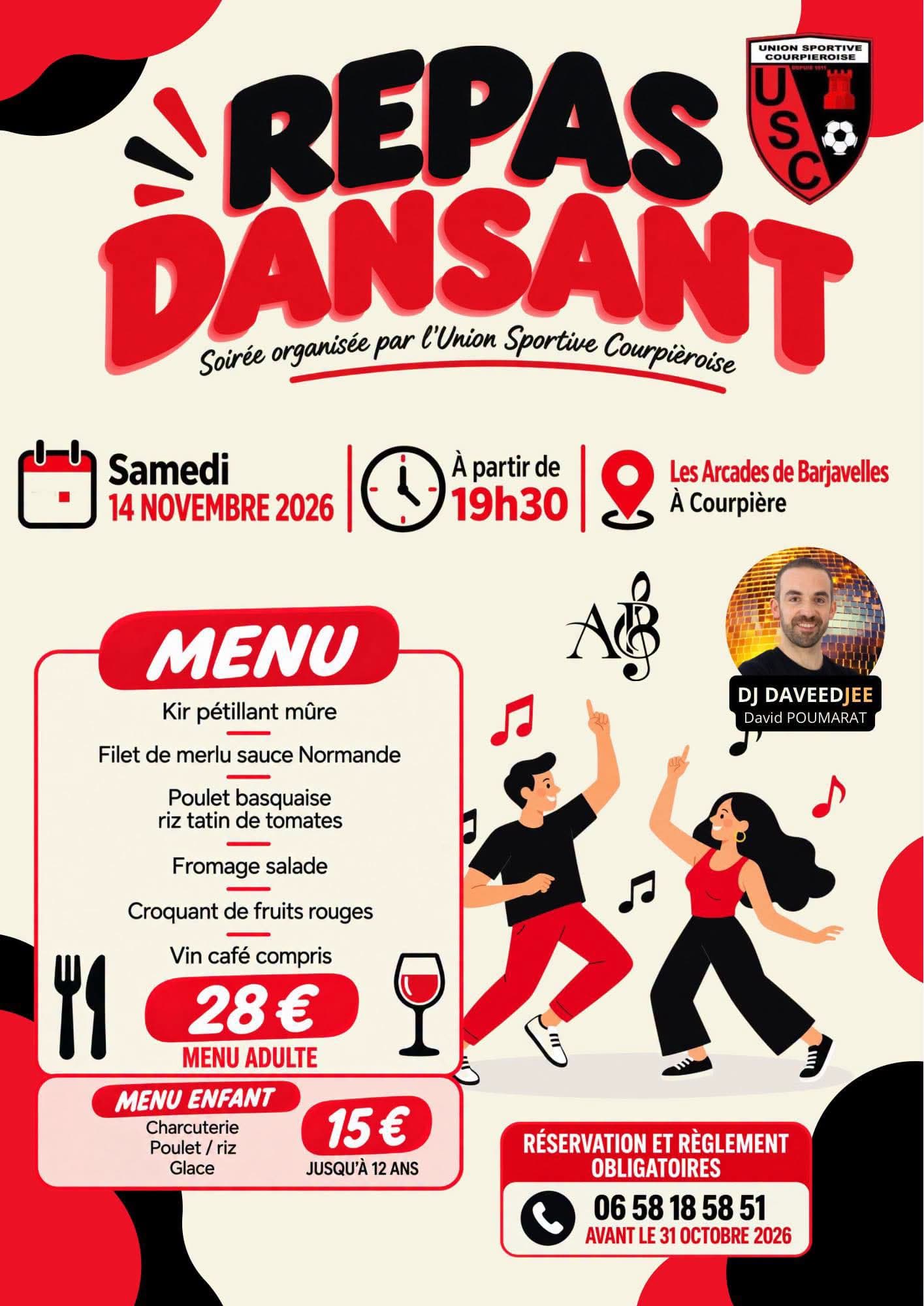 REPAS DU FOOT DE COURPIERE