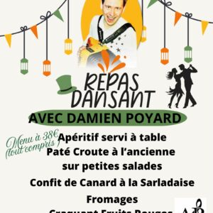 JEUDI 18 JUIN - REPAS DANSANT AVEC DAMIEN POYARD